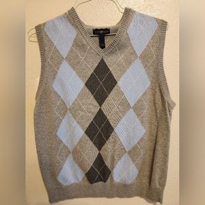 Club Room Argyle Small Vest
